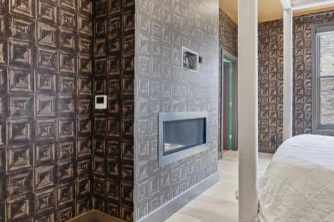 Primary suite fireplace