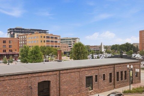 Deck view — Old Courthouse district